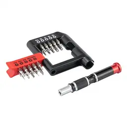 Викрутка з прецизійними насадками 21 штука INTERTOOL VT-3339 - мініатюра 5