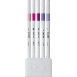Набір лайнерів Uni Emott Fine Line Floral Color 0.4 мм 5 кольорів (PEM-SY/5C.07FC) - мініатюра 2