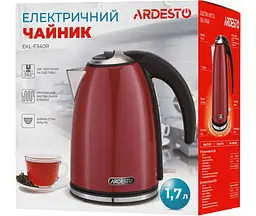 Електрочайник Ardesto EKL-F340R 1.7 л червоний - мініатюра 8