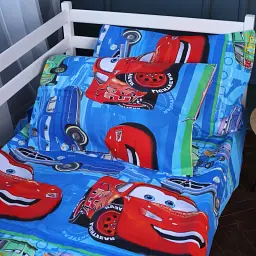 Підковдра MirSon Бязь Kids Time 17-0686 Lightning McQueen 143х210 см червоно-синя (2200010434750) - мініатюра 4