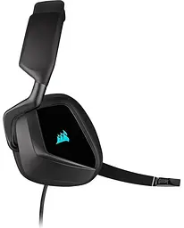 Гарнiтура Corsair Void RGB Elite USB Premium Gaming Headset with 7.1 Surround Sound Carbon (CA-9011203-EU) - мініатюра 3