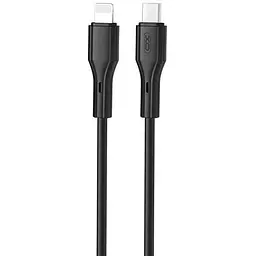 USB Кабель XO NB-Q231A Type-C-Lightning Rock Series 27W 3A 1.0m Чорний
