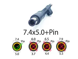 Блок живлення для HP CQ40, CQ42, CQ45, CQ50, CQ60, CQ61, CQ62, CQ70, CQ71, CQ72 Series (18.5V 3.5A 65W (7.4x5.0+PIN)) - мініатюра 2