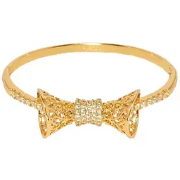 Браслет XUPING Позолота 18K "Ажурний бантик" ø 6,5см (018541)