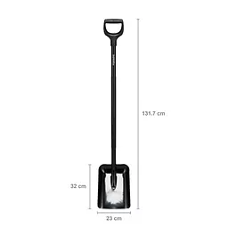 Лопата совкова Fiskars Ergonomic Pro (1066711) - мініатюра 2