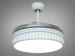 Люстра вентилятор-вентилятор LED Diasha A002, 28W, діаметр 120 см, для дому та офісу - мініатюра 2