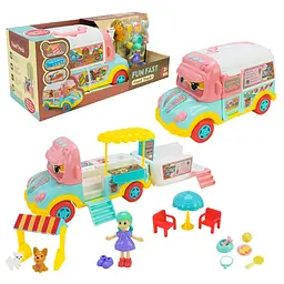 Ігровий набір мобільне кафе Food Truck з фургоном та аксесуарами (GX1-3)