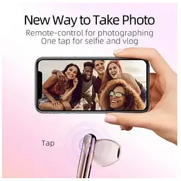 Бездротові навушники Xiaomi QCY T21 FAiryBuds TWS сріблясті - мініатюра 7