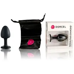Анальна пробка Dorcel Geisha Plug Diamond XL з кулькою всередині створює вібрації макс діаметр 4.5 см - мініатюра 6
