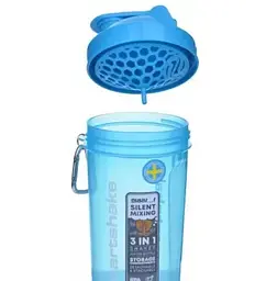 Шейкер спортивний SmartShake Slim 500 мл Neon Blue (10253101) - мініатюра 3