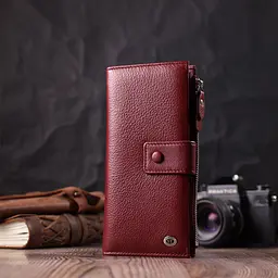 Жіночий шкіряний гаманець ST Leather 9,5х19х2,5 см acs0028464 - мініатюра 7