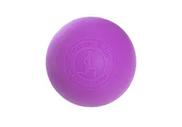 Масажний м'ячик EasyFit каучук 6.5 см фіолетовий (EF-2076-V) - мініатюра 2