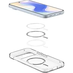 Чохол Spigen Ultra Hybrid MagSafe для Google Pixel 10 Pro XL Clear White (ACS09725) [145617] - мініатюра 6