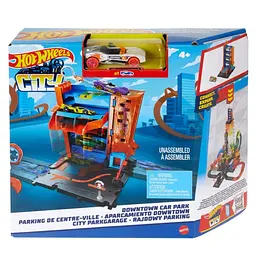 Ігровий набір Hot Wheels Паркінг у центрі міста (HDR28) - мініатюра 4