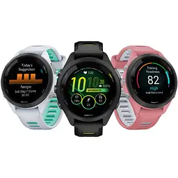 Смарт-годинник Garmin Forerunner 265S Black Bezel with Light Pink Case and Light Pink/Whitestone Silicone Band (010-02810-05) [89364] - мініатюра 9