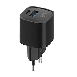 Зарядний пристрій мережевий MAKE 20W GaN3 Mini Type-C PD3.0 + USB QC3.0 Black - мініатюра 8