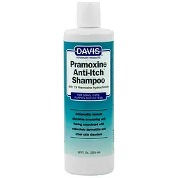 Davis Pramoxine Anti-Itch Shampoo 0.355 л шампунь від свербежу з 1% прамоксина гідрохлоридом для собак і котів