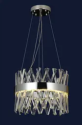 Люстра стельова LED Levistella 909LXL3009 CR 400MM, 25W, хром, прозоре скло, сучасний стиль для дому - мініатюра 2