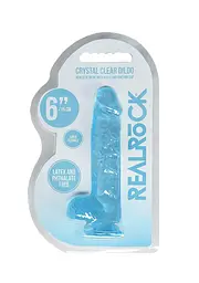 Реалістичний фалоімітатор з присоскою RealRock Dildo 6, 17 см - мініатюра 7
