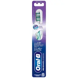 Зубна щітка Oral-B Pro 3D White Advanced відбілювання середньої жорсткості біло-зелений 1 шт. - мініатюра 2