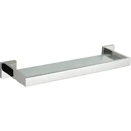 Полиця скляна VBI Jupiter chrome VBI-040609CH, Хром