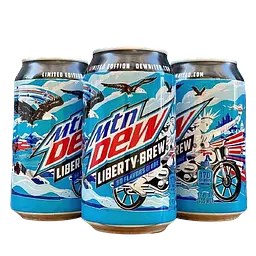 Газований напій Mountain Dew Limited Edition Liberty Brew 355 мл - мініатюра 2
