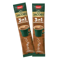 Напій кавовий Jacobs Cappuccino 3 в 1, 12.5 г (579172) - мініатюра 2