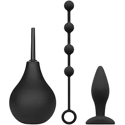 Набір анальних іграшок Nexus Anal Beginner Kit 3 шт. чорний