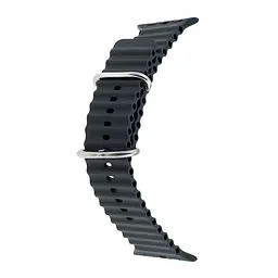 Ремінець Apple Watch Silicone Ocean Band Ultra 42/44/45/46/49 мм Темно-сірий S - мініатюра 2