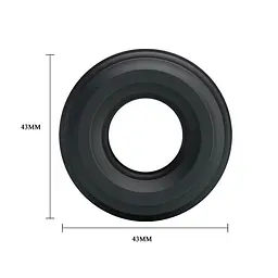 Кільце ерекційне Baile Cock Ring 4.3 см чорний - мініатюра 6
