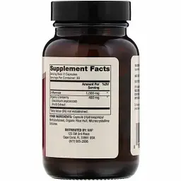 Підтримка нирок з журавлиною Dr. Mercola D-Mannose and Cranberry 60 капсул - мініатюра 2