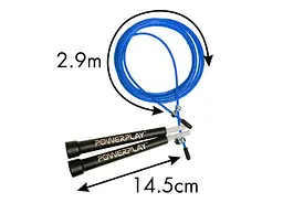 Швидкісна скакалка PowerPlay 3 м fit0007838 - мініатюра 4