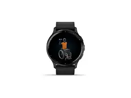 Смарт-годинник Garmin Venu 3 Slate S. Steel Bezel w. Black Case and Leather Band (010-02784-52/02) - мініатюра 2
