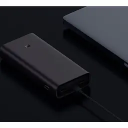Зовнішній акумулятор (павербанк) Xiaomi Mi 50w Power Bank 20000 mAh Black (BHR5121GL) - мініатюра 3
