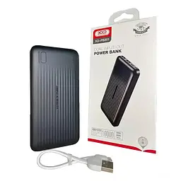 Портативний акумулятор - повербанк XO PB301 10000 mAh чорний - мініатюра 6