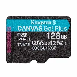 Карта пам'яті microSDXC, 128Gb, Canvas Go! Plus Kingston teh0020722