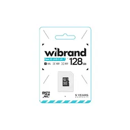 Карта пам'яті Wibrand 128GB mictoSD class 10 UHS-I U3 (WICDHU3/128GB) - мініатюра 2