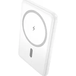 Зовнішній акумулятор Hoco J140A Tony MagSafe 5000mAh 20W White (640633) [161338] - мініатюра 2