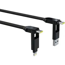Кабель Rolling Square inCharge XL 3 м чорний (XLL01R) - мініатюра 2