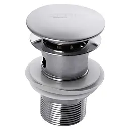Донний клапан для раковини Zerix LR65-2 з переливом автоматичний Click-Clack 1 1/4″ ZX2638