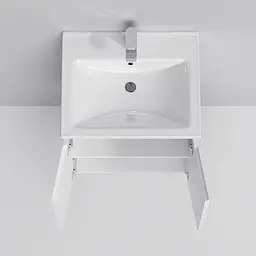 Тумба підвісна AM.PM X - Joy 55 см з умивальником M85-FHX0551-WC0551WG38 - мініатюра 5