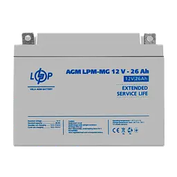 Акумулятор мультигелевий LPM-MG 12V - 26 Ah