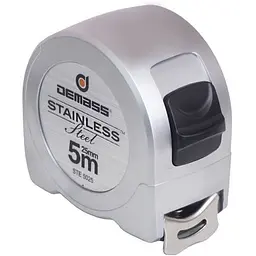 Рулетка вимірювальна Demass Stainless Steel 5 м (STE 5025) - мініатюра 5