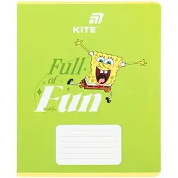 Зошит Kite Sponge Bob, 18 аркушів, клітинка (SB26-236) - миниатюра 7