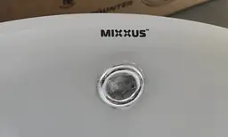 Умивальник врізний на стільницю Mixxus Premium Topper-1601 470x470x180 мм з переливом MP6571, Білий - мініатюра 8