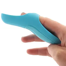 Вібратор на палець Satisfyer Teaser 12 см блакитний - мініатюра 2