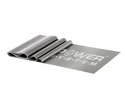 Стрічка-еспандер для спорту та реабілітації Power System PS-4123 Flat Stretch Band Level 3 Grey 25-35 кг (PS_4123_Black) - мініатюра 1