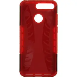 Чохол-накладка Toto Dazzle Kickstand 2 in 1 Case HuAwei Y6 2018 Red - мініатюра 3