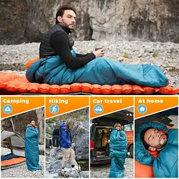 Спальний мішок KingCamp Tigris 250 Peacock-Blue (2248.65.63) [169548] - мініатюра 11