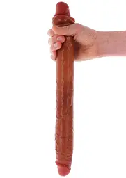 Фалоімітатор Get Real Foreskin D-Dong, 46 см (коричневий) - мініатюра 2